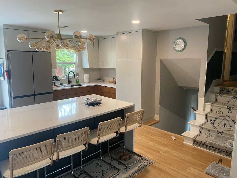 Mid-Century Inspired Kitchen and Bathroom by Remodel Greenville - Photo 3