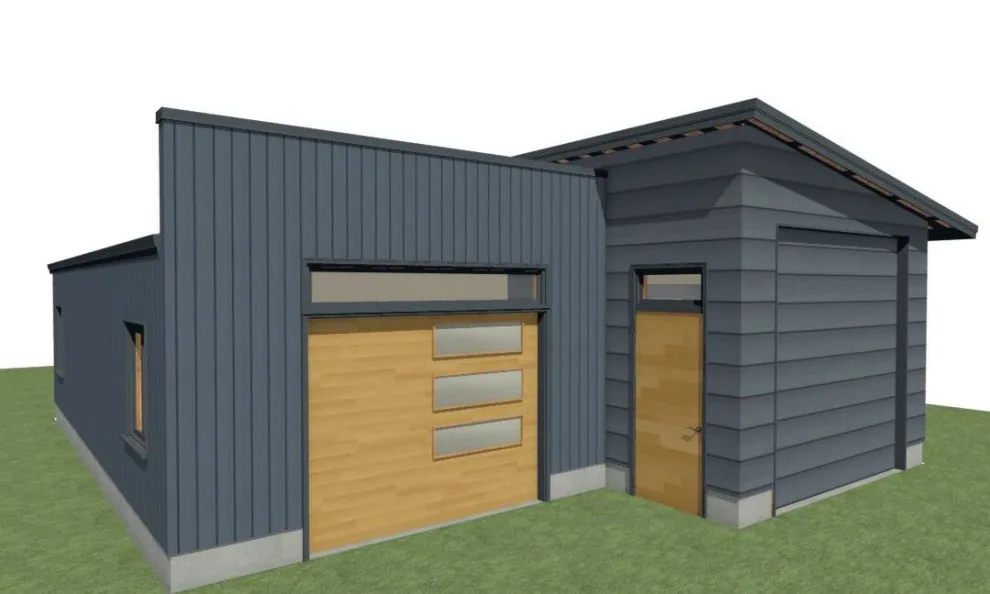 Contemporary Garage Extension in Mid-Century Style by Home Sweet Home Remodeling - Photo 3
