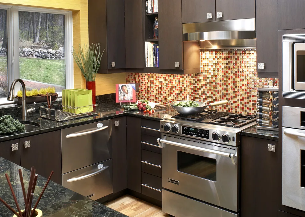 Retro Contemporary Kitchen by Dovetailed Kitchens - Photo 3