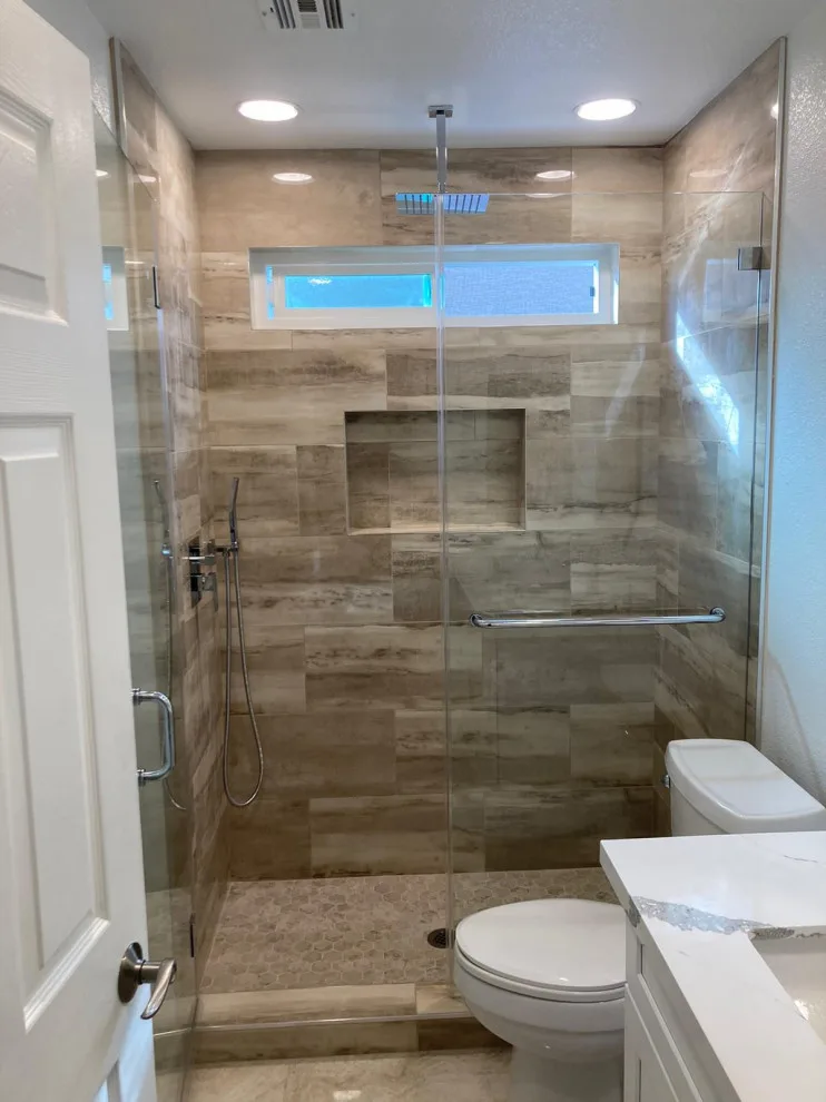 Simplistic Shower Renovation by Home Design Construction - Photo 4