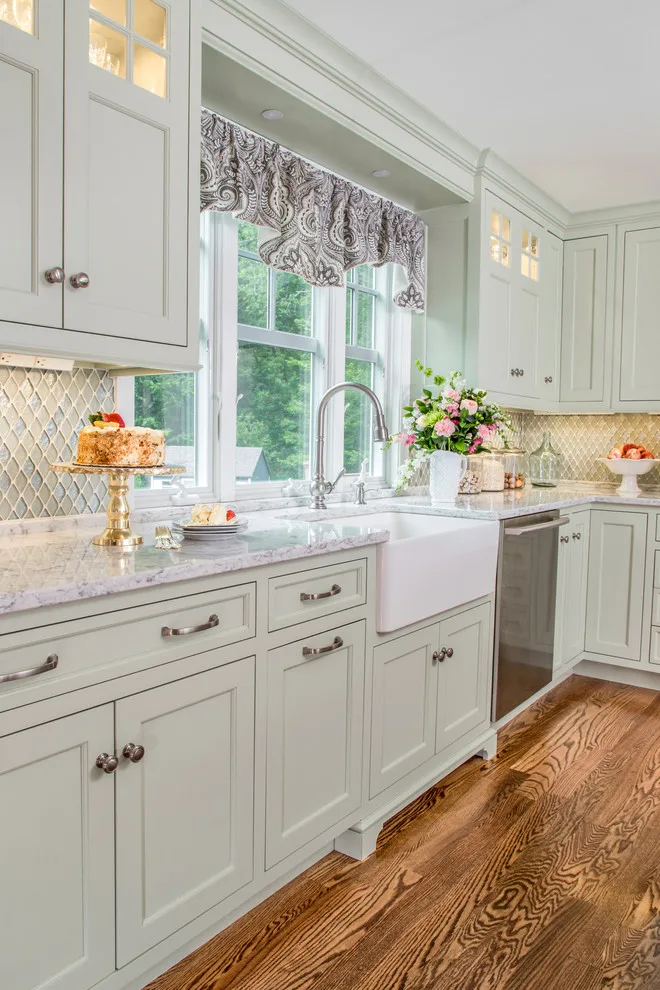 Green Kitchen with Mint and Sage Accents by Covenant Kitchens & Baths, Inc. - Photo 2