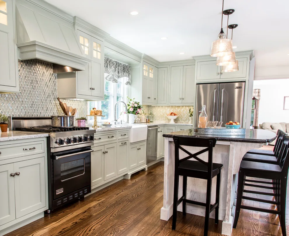 Green Kitchen with Mint and Sage Accents by Covenant Kitchens & Baths, Inc. - Photo 4