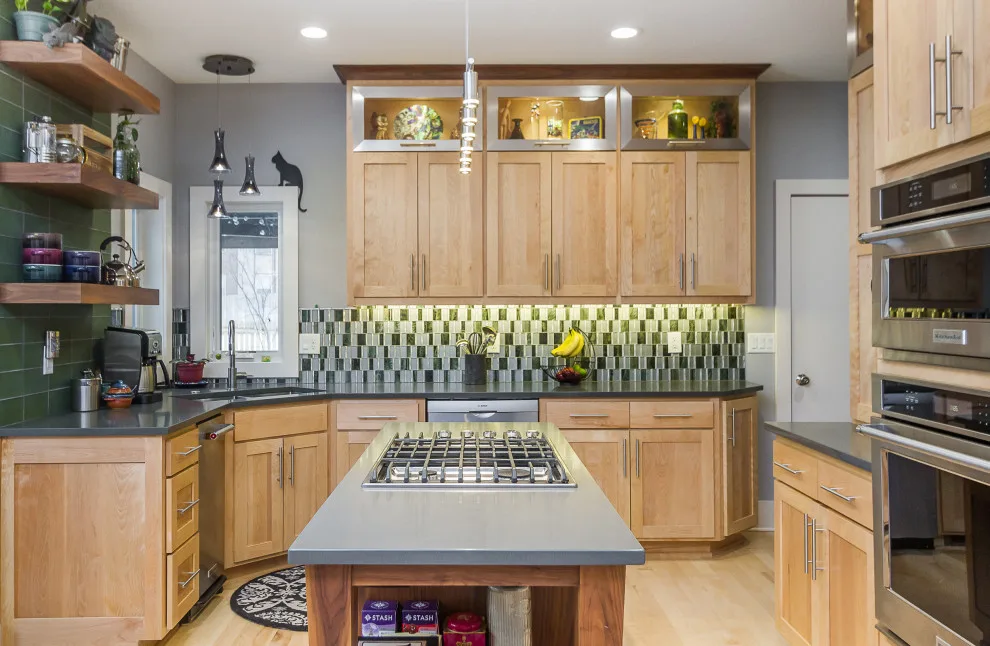 Diverse Materials, Playful Kitchen by RWS Remodeling - Photo 3