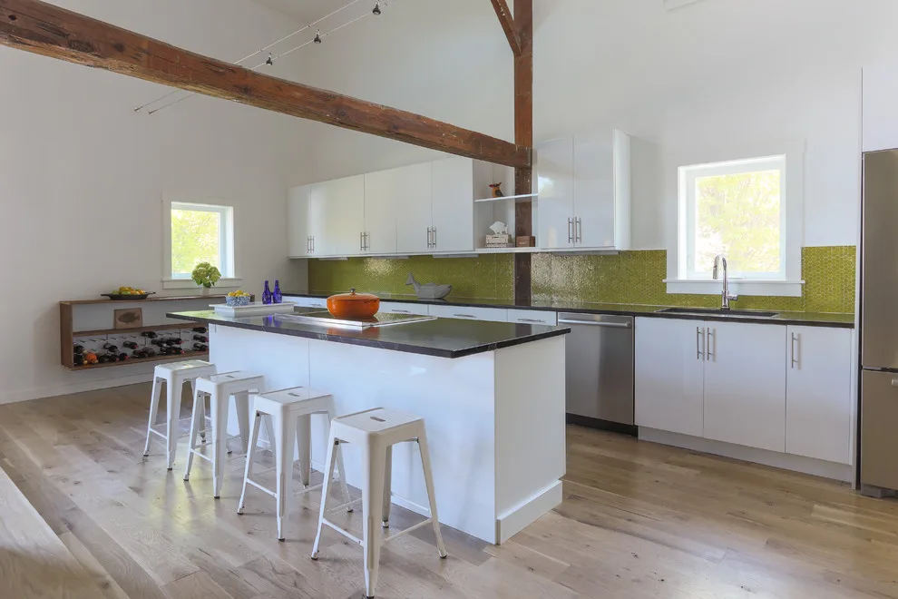 Contemporary Barn Renovation by Dovetailed Kitchens - Photo 5