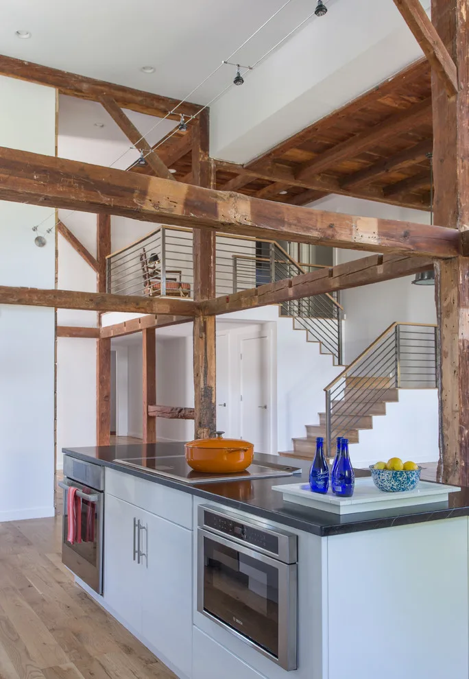 Contemporary Barn Renovation by Dovetailed Kitchens - Photo 2