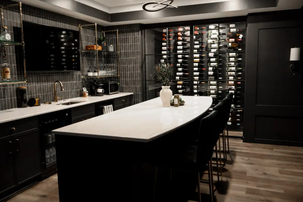 Contemporary Basement in Pepper Pike by Element Design Build Remodel - Photo 2