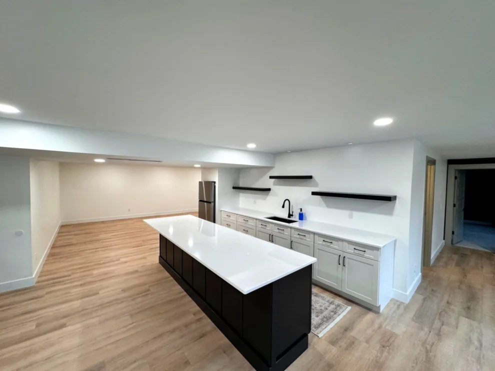Contemporary Basement Renovation by Ultimate Design & Remodel - Photo 2