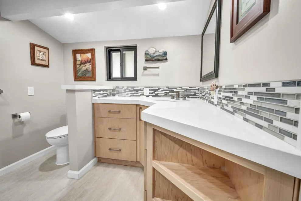 Contemporary Restroom by Golden Shore Design And Build - Photo 4