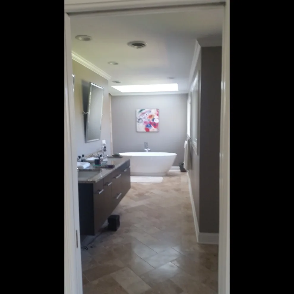 Contemporary Bathroom Renovation by Richmond Remodeling LLC - Photo 2