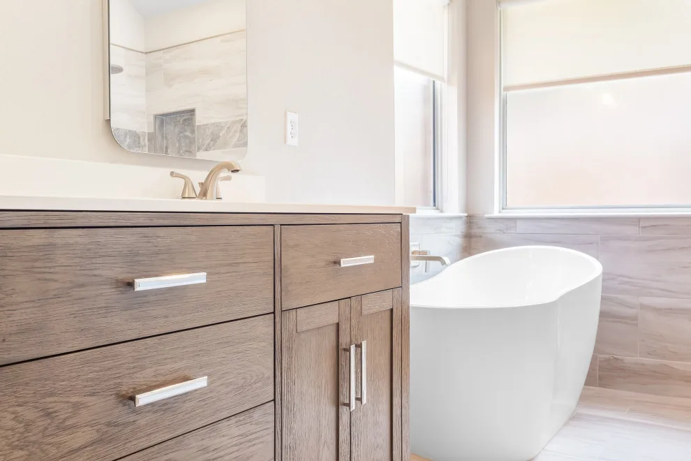 Contemporary Bathroom Renovation by Dallas Bathroom & Kitchen Remodeling - Photo 16
