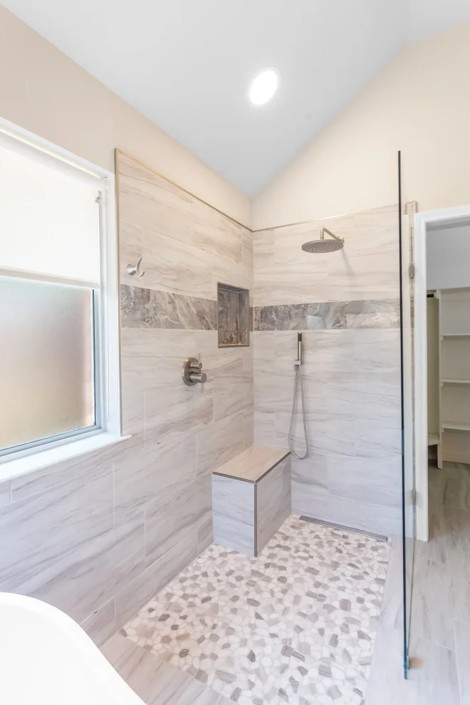 Contemporary Bathroom Renovation by Dallas Bathroom & Kitchen Remodeling - Photo 12