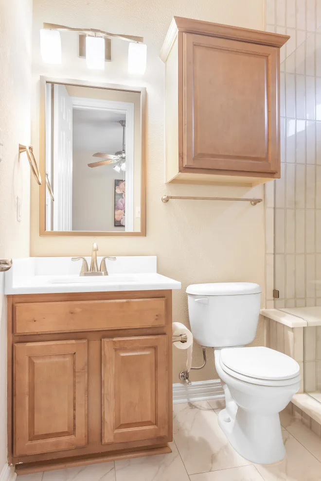 Contemporary Bathroom Renovation by Dallas Bathroom & Kitchen Remodeling - Photo 22