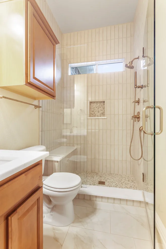 Contemporary Bathroom Renovation by Dallas Bathroom & Kitchen Remodeling - Photo 5