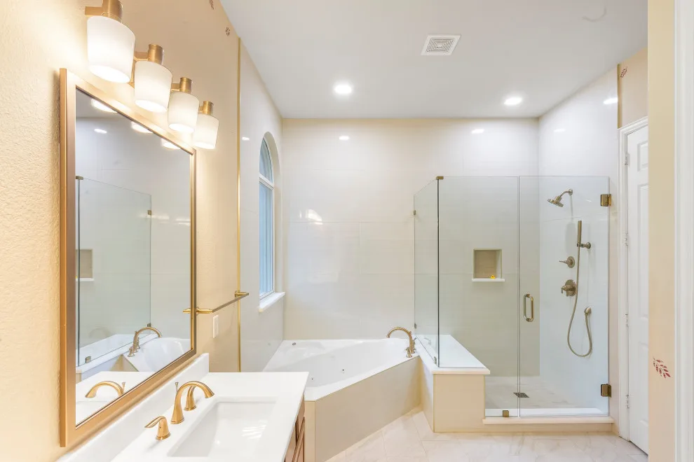 Contemporary Bathroom Renovation by Dallas Bathroom & Kitchen Remodeling - Photo 13