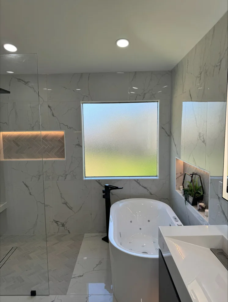 Contemporary Bathroom Renovation by AP Advanced Construction - Photo 5