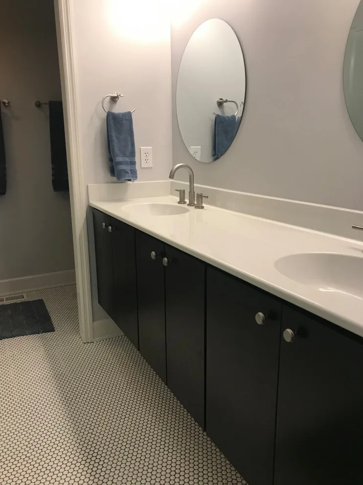 Contemporary Bathroom Renovation by Kitchen Gallery LLC - Photo 2