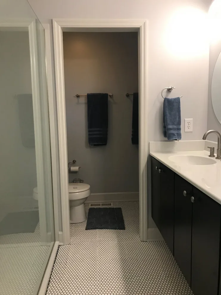 Contemporary Bathroom Renovation by Kitchen Gallery LLC - Photo 5
