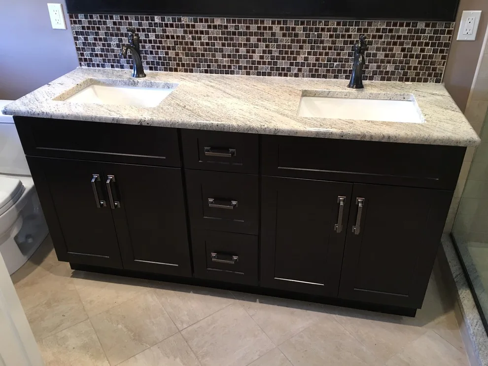 Contemporary Bathroom Featuring Rainfall Shower by Len's Remodeling And Contracting Services - Photo 6