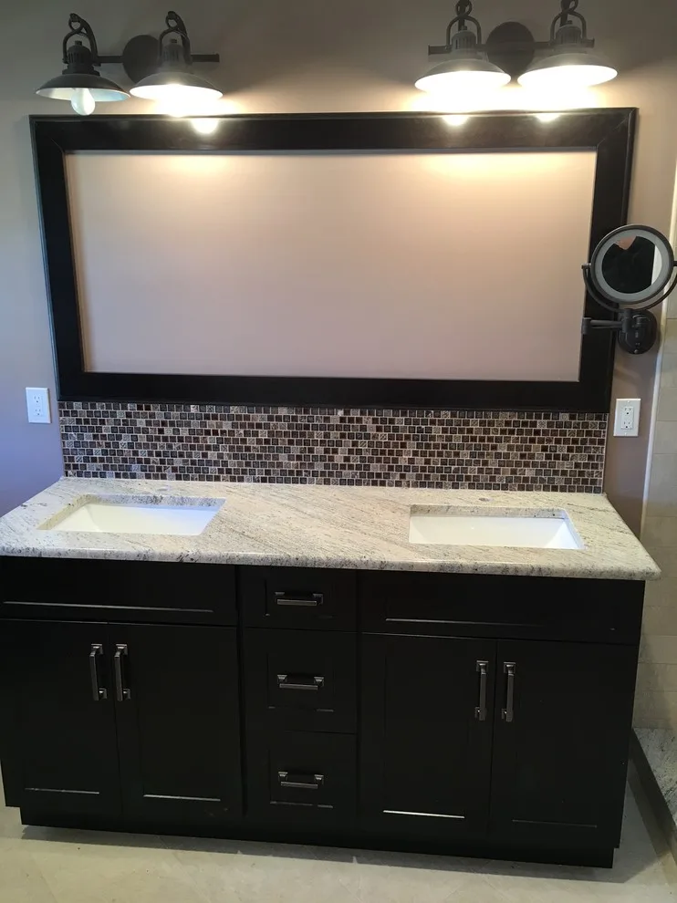 Contemporary Bathroom Featuring Rainfall Shower by Len's Remodeling And Contracting Services - Photo 4