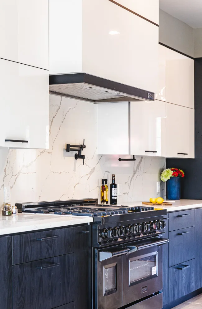 Contemporary Monochrome Kitchen in Fairfax, VA by UCS Kitchen Design - Photo 15