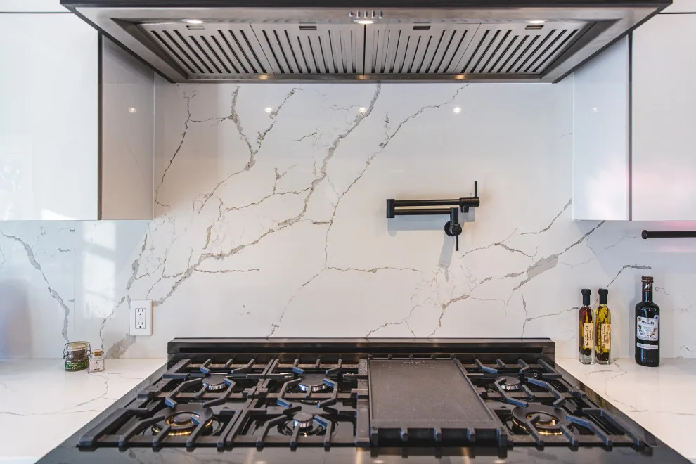 Contemporary Monochrome Kitchen in Fairfax, VA by UCS Kitchen Design - Photo 21