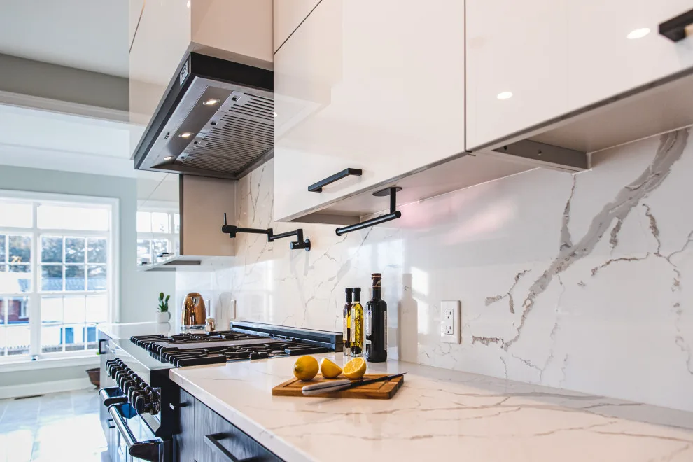 Contemporary Monochrome Kitchen in Fairfax, VA by UCS Kitchen Design - Photo 26