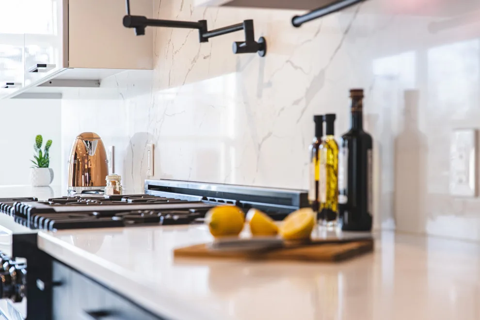 Contemporary Monochrome Kitchen in Fairfax, VA by UCS Kitchen Design - Photo 2