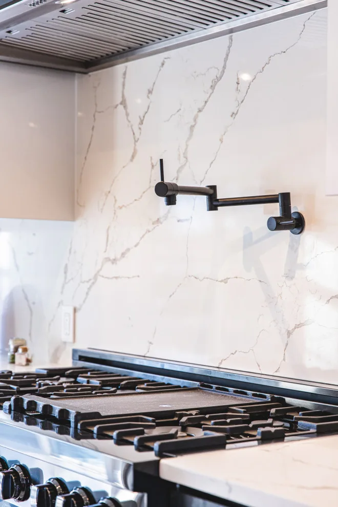 Contemporary Monochrome Kitchen in Fairfax, VA by UCS Kitchen Design - Photo 17