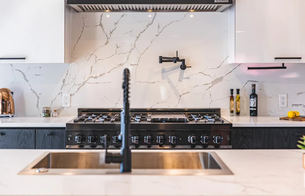 Contemporary Monochrome Kitchen in Fairfax, VA by UCS Kitchen Design - Photo 10