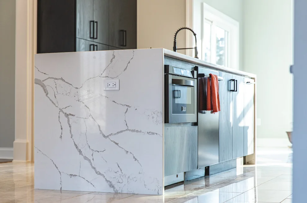 Contemporary Monochrome Kitchen in Fairfax, VA by UCS Kitchen Design - Photo 16