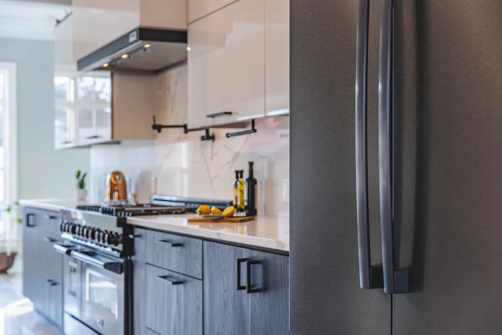 Contemporary Monochrome Kitchen in Fairfax, VA by UCS Kitchen Design - Photo 12