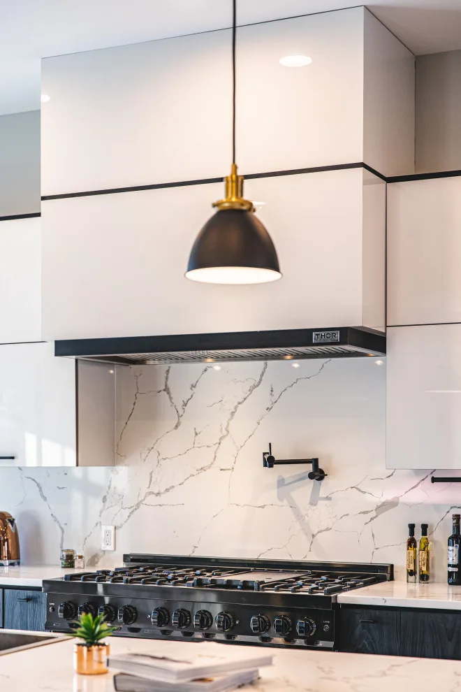 Contemporary Monochrome Kitchen in Fairfax, VA by UCS Kitchen Design - Photo 27