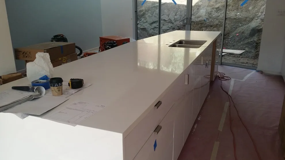 contemporary cabinetry and quartz countertops by California Kitchen Gallery - Photo 4