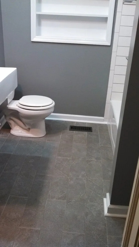 Contemporary Charcoal by DreamMaker Bath & Kitchen Of East Georgia - Photo 4