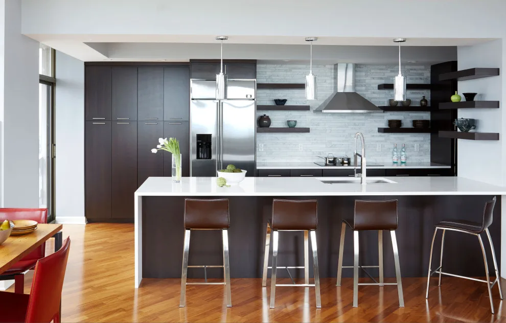 Contemporary Kitchen Design Showcasing Wood Harbor Cabinetry by Avenir Kitchen And Bath - Photo 2