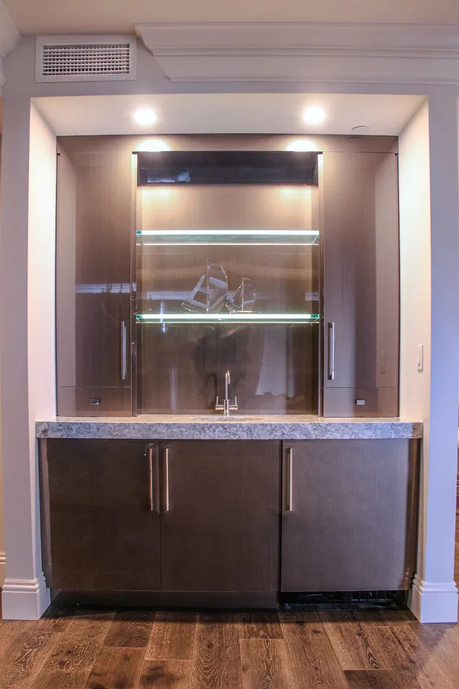 Contemporary Kitchen Revamp in White Acrylic by Kitchen Solvers Of The Gulf Coast - Photo 11