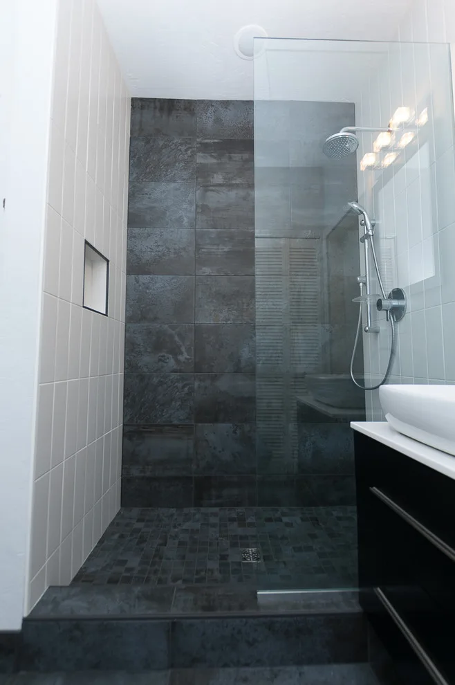 Contemporary Shower by Ray Tile & Bath - Photo 2