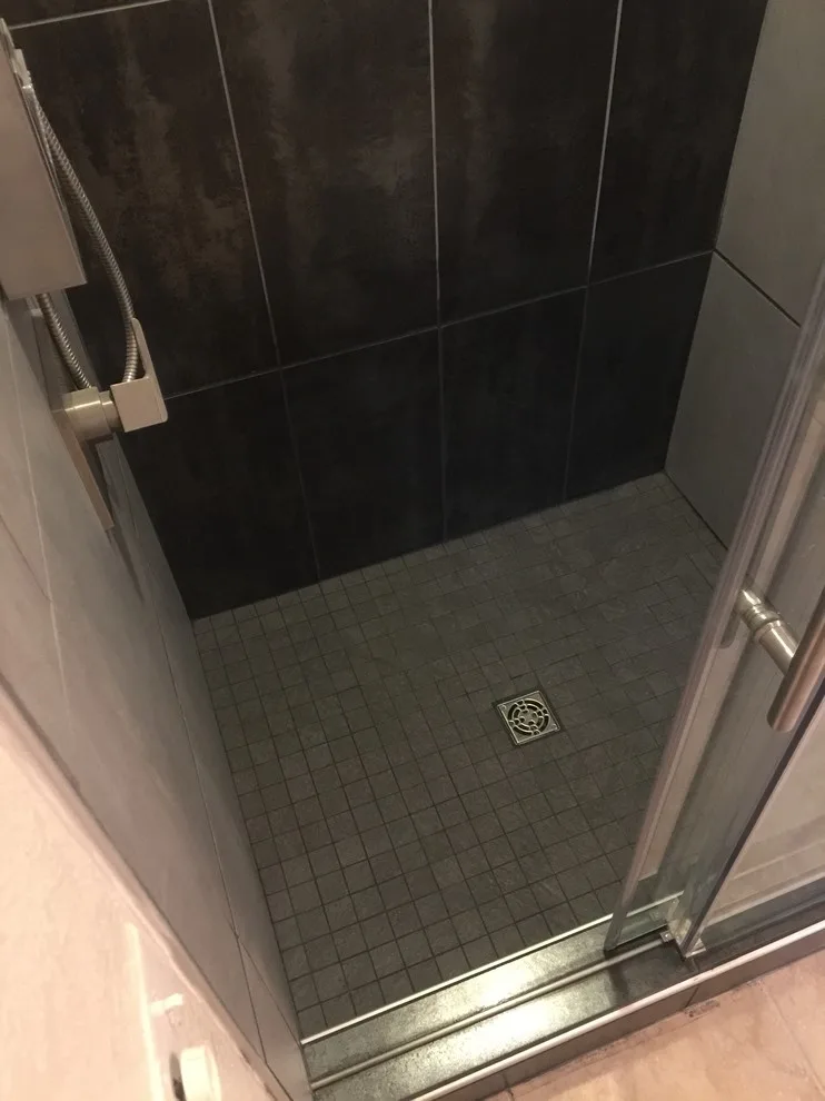 Contemporary Shower Renovation by Emerald Coast Premier Renovations, Inc. - Photo 3