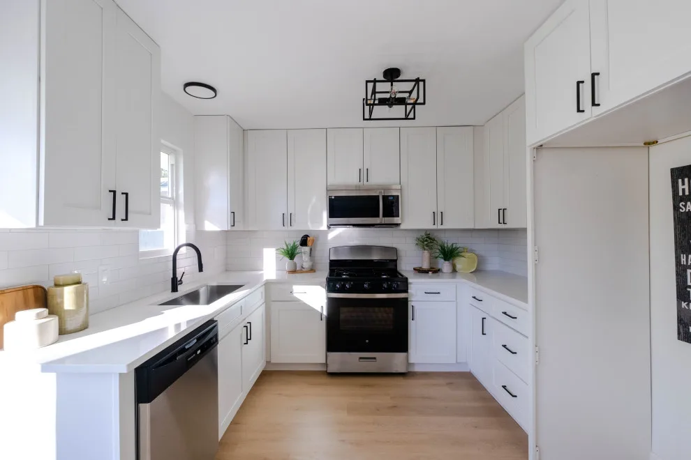 Contemporary White Kitchen by LFM Construction & Remodeling - Photo 3