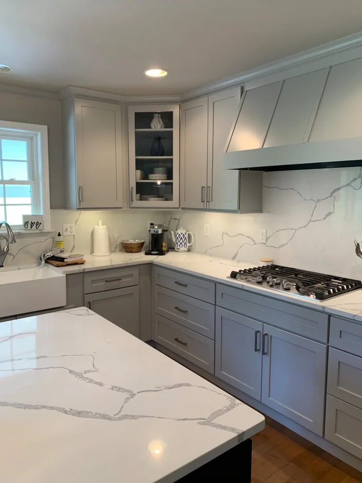 Navy and Gray Kitchen Renovation by AGDesigns - State Of The Art Kitchens & Baths - Photo 9