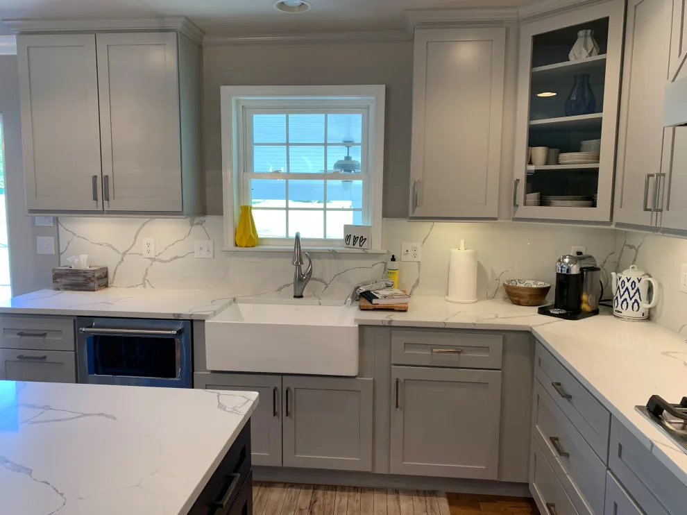 Navy and Gray Kitchen Renovation by AGDesigns - State Of The Art Kitchens & Baths - Photo 14