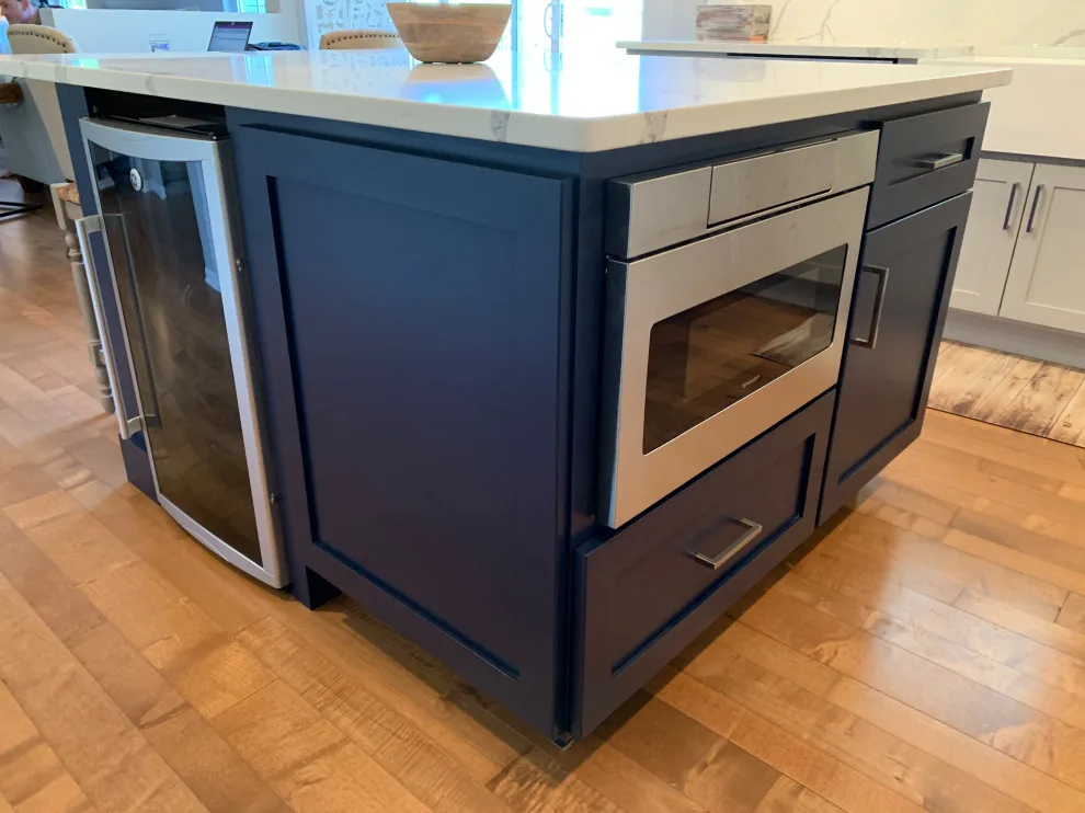 Navy and Gray Kitchen Renovation by AGDesigns - State Of The Art Kitchens & Baths - Photo 2