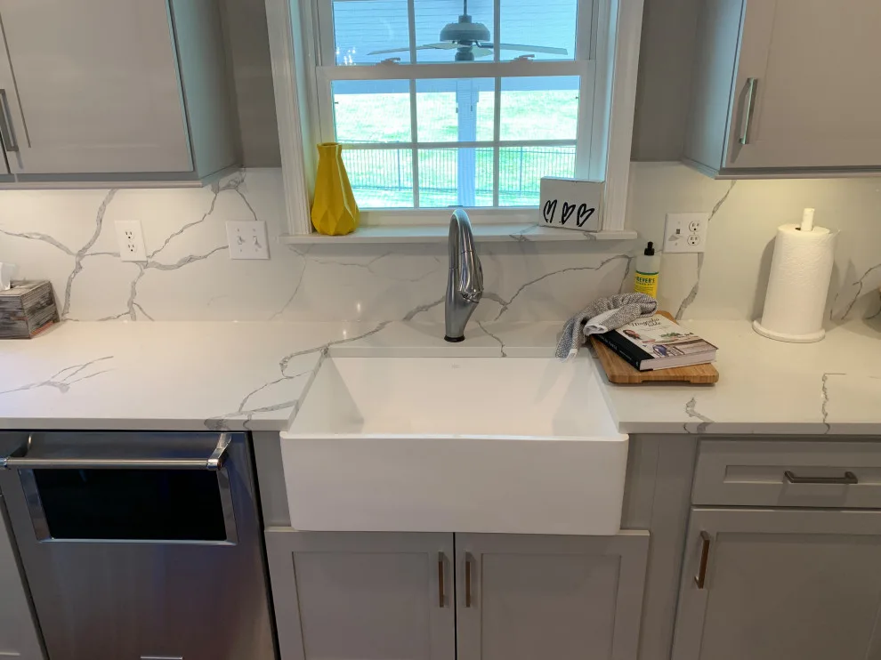 Navy and Gray Kitchen Renovation by AGDesigns - State Of The Art Kitchens & Baths - Photo 3