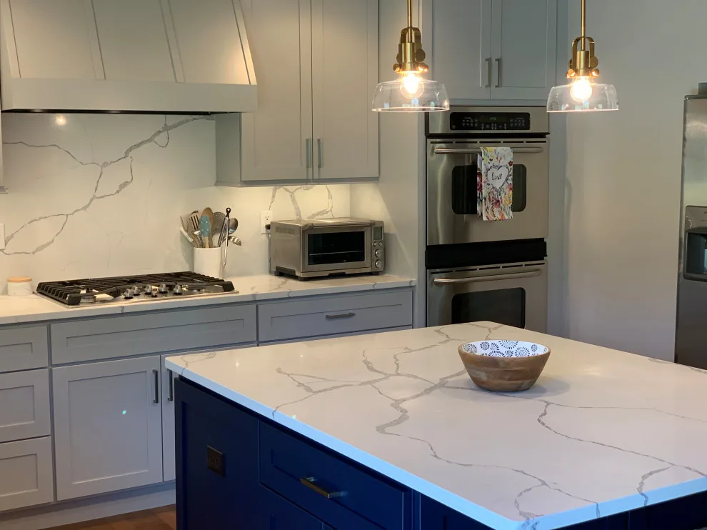 Navy and Gray Kitchen Renovation by AGDesigns - State Of The Art Kitchens & Baths - Photo 8