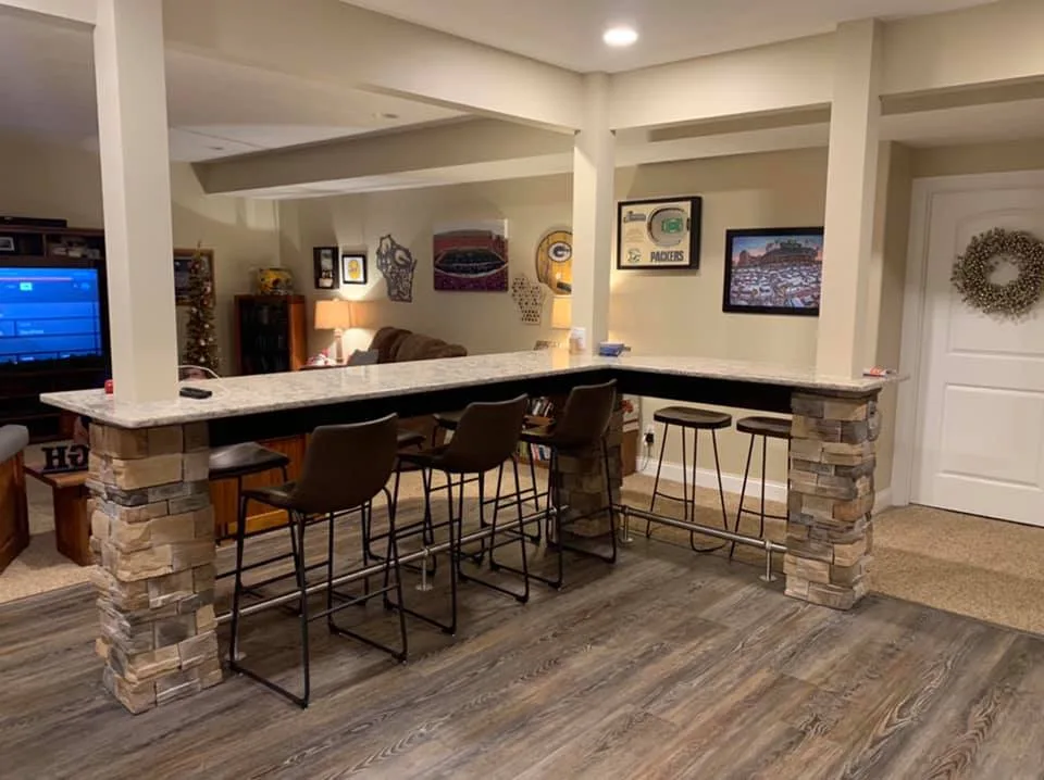 Basement Bar Renovation by Cornerstone Builders Of Terre Haute, Inc. - Photo 2