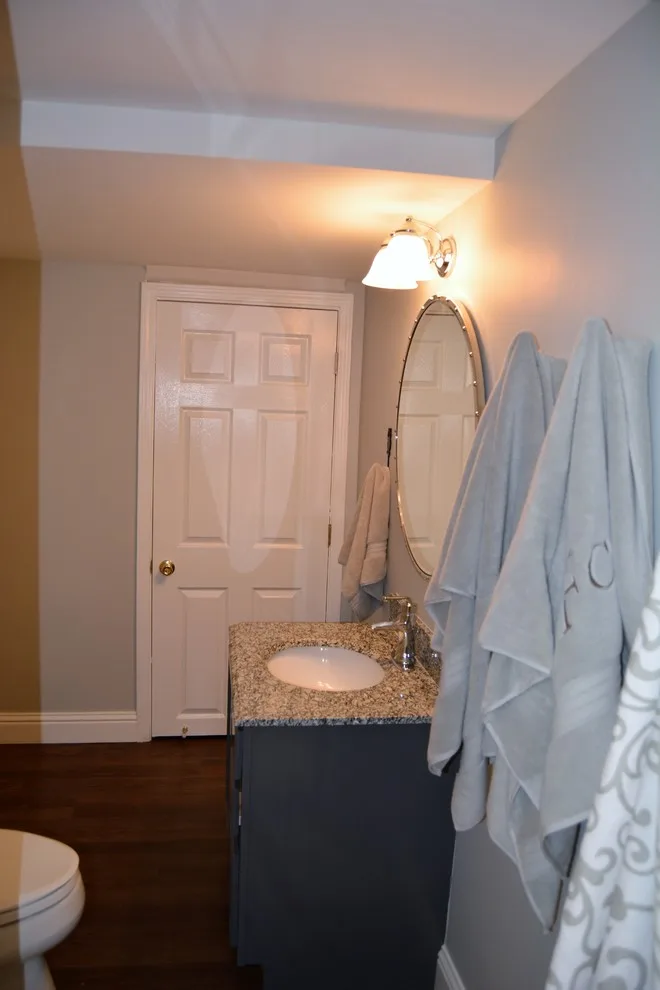 Lower Level Sleeping and Bath Area by Mahn Custom Homes And Renovations - Photo 5