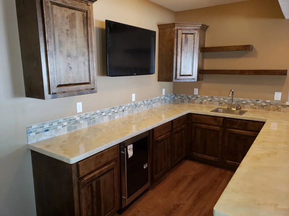Wet Bar in Finished Basement by Empire Homes And Remodeling Inc. - Photo 3