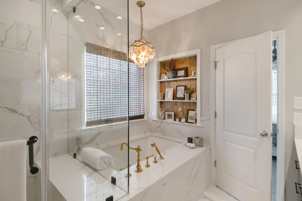 Eclectic Oasis Bathroom Renovation by Burge Builders, Inc - Photo 3