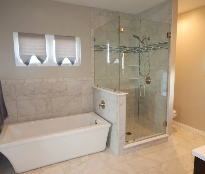 Restrooms by Mahn Custom Homes And Renovations - Photo 10