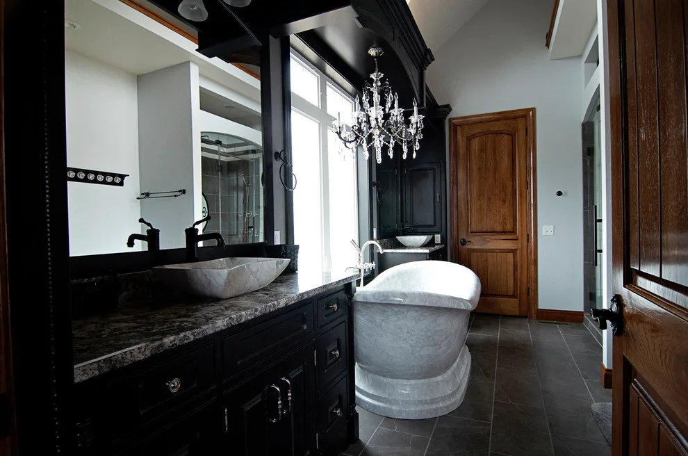 Elegant Tailored Bathrooms by Cornerstone Builders Of Terre Haute, Inc. - Photo 49